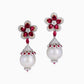 Ruby and Pearl Earrings - Fine Jewellery - ALIEL