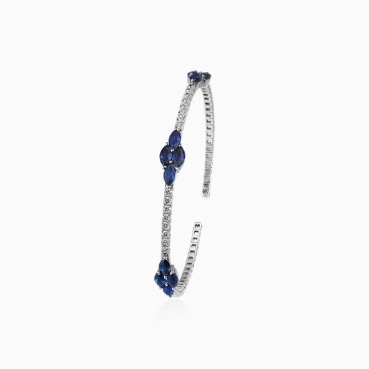 Sapphire and Diamond Bangle - Fine Jewellery - ALIEL
