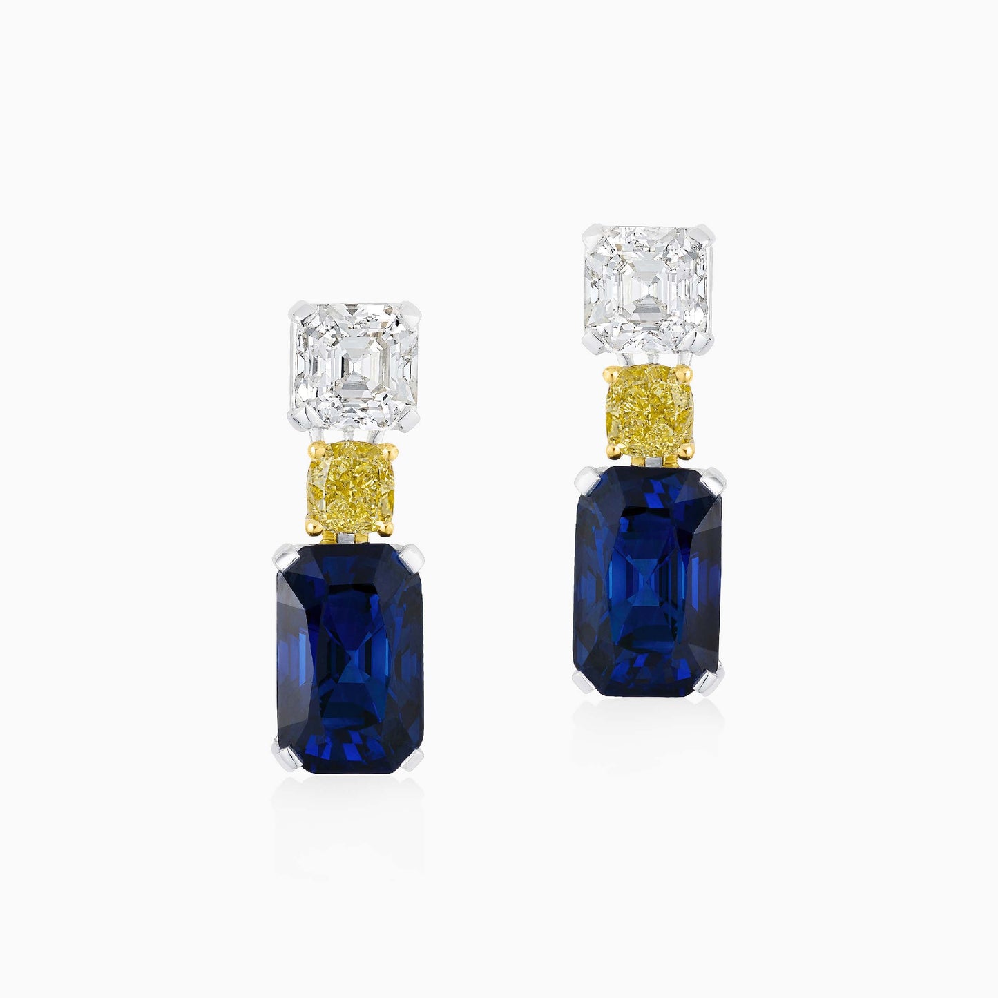 Sapphire and Diamond Earrings - High Jewellery - ALIEL