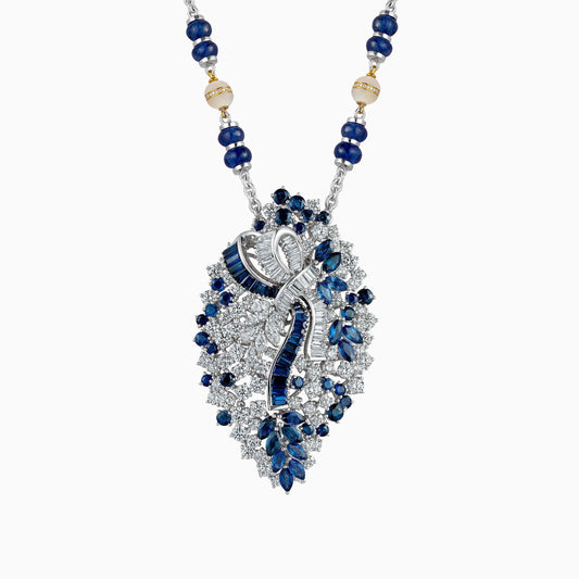 Sapphire and Diamond Pendant - High Jewellery - ALIEL
