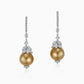 South Sea Golden Pearl Earrings - Fine Jewellery - ALIEL