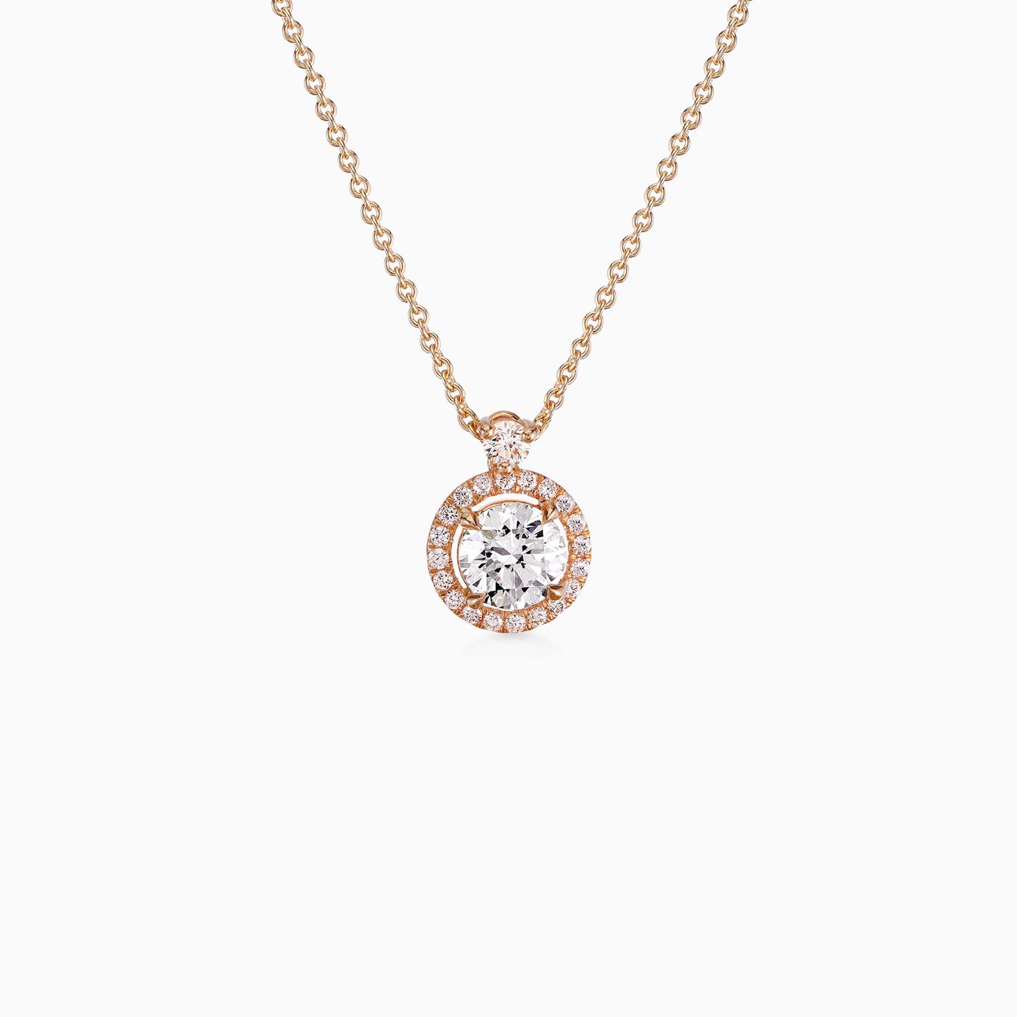 White Diamond Solitaire Pendant - Fine Jewellery - ALIEL