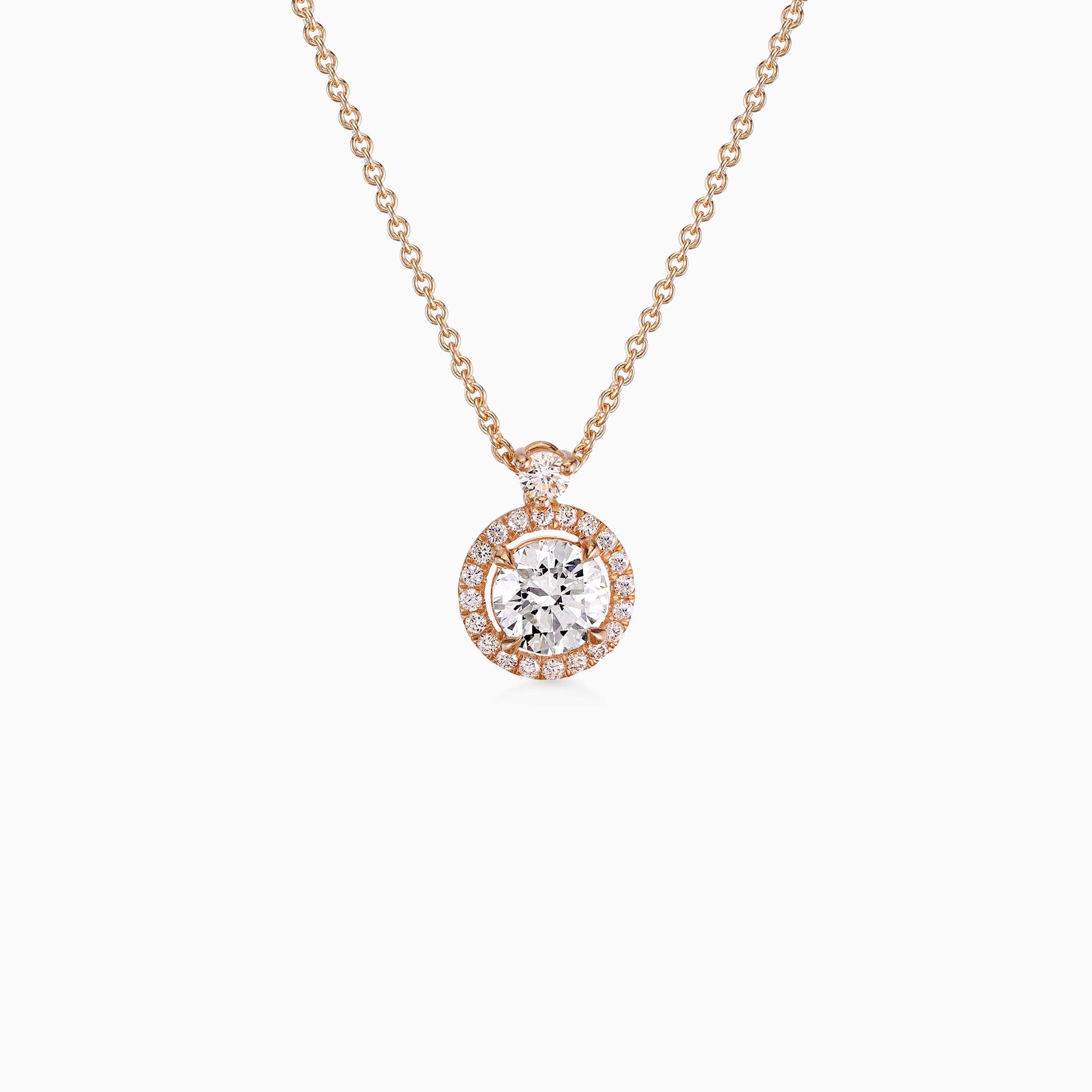 White Diamond Solitaire Pendant - Fine Jewellery - ALIEL