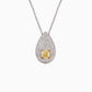 Yellow and White Diamond Pendant - Fine Jewellery - ALIEL